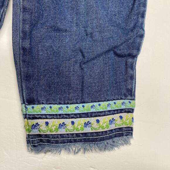 Vintage Disney Winnie the Pooh 100 Acre Collection Denim Overalls Sz 2T - Picture 6 of 14